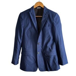 Calvin Klein Boys Royal Blue Suit Blazer Formal Jacket Size 16 Regular